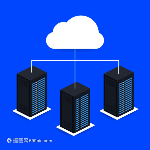 数据中心云连接、托管服务器与数据库同步技术图解
